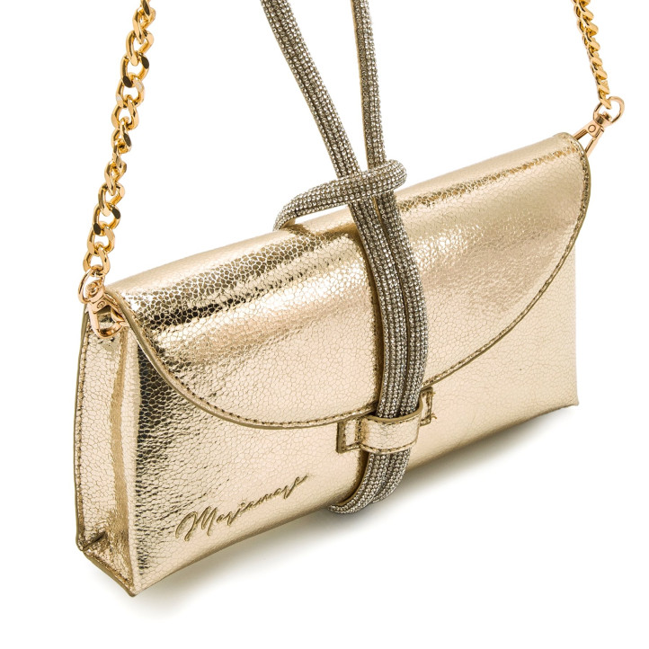 BOLSOS DE MANO DE MUJER MARIAMARE ROUN2 ORO ROUN2 62312 - Querol online