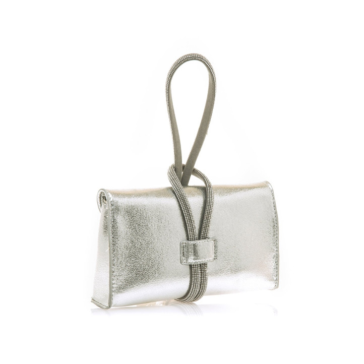 BOLSOS DE MANO DE MUJER MARIAMARE ROUN2 PLATA ROUN2 62313 - Querol online