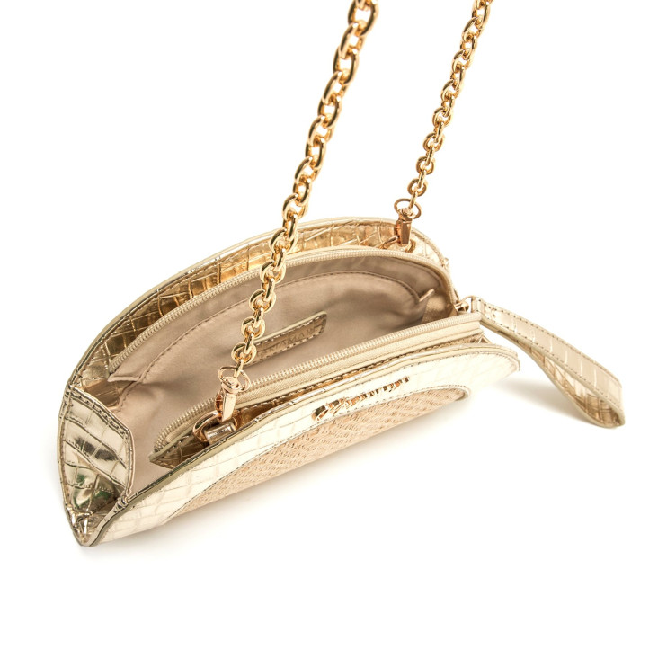 BOLSOS DE MANO DE MUJER MARIAMARE DIAM2 ORO DIAM2 62323 - Querol online