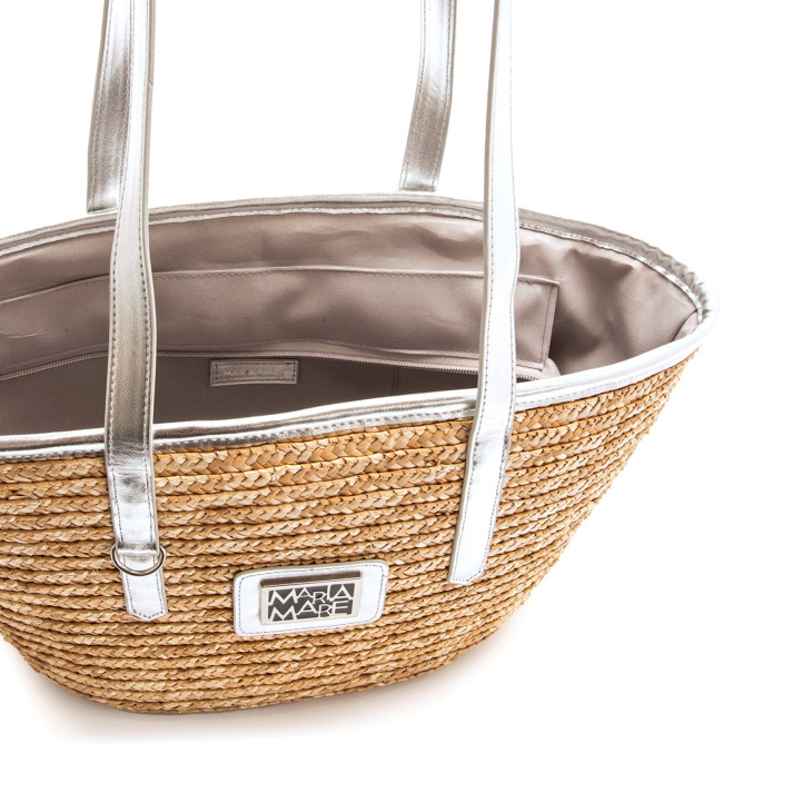 BOLSOS DE MUJER MARIAMARE ALOHA PLATA ALOHA 62367 - Querol online