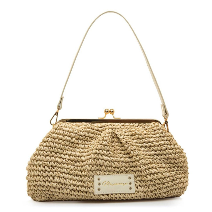 BOLSOS DE MUJER MARIAMARE SIROCO BEIGE SIROCO 62389 - Querol online