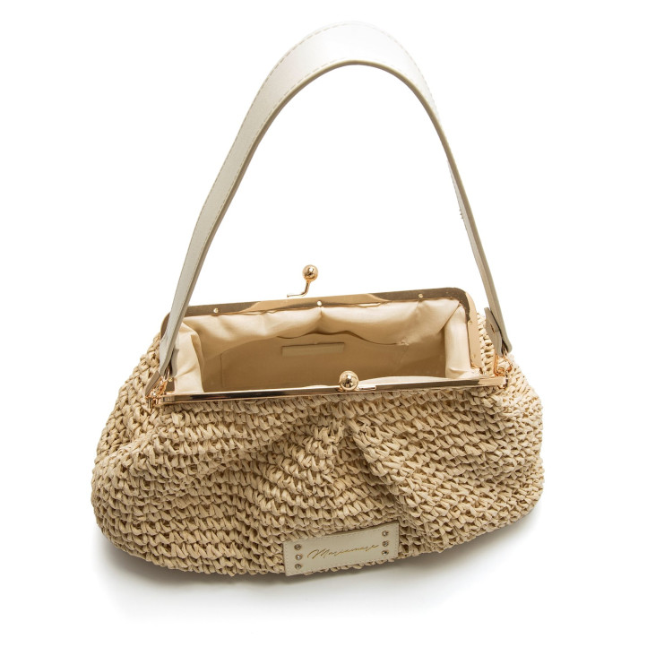 BOLSOS DE MUJER MARIAMARE SIROCO BEIGE SIROCO 62389 - Querol online