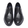 Zapatos vestir Baerchi astor negros de corte clásico con costura delantera
