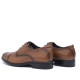 Zapatos vestir Baerchi astor marrones de corte clásico con costura delantera - Querol online
