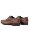 Zapatos vestir Baerchi astor marrones de corte clásico con costura delantera