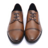 Zapatos vestir Baerchi astor marrones de corte clásico con costura delantera