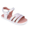 sandàlies Garvalin 262433 blanques amb tres tires devanteres amb escates