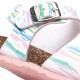 sandalias Pablosky 446607 blancas con detalles de colores tipo bio - Querol online