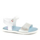 sandalias Pablosky 452100 quilate blancas nacaradas con escamas - Querol online