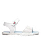 sandàlies Pablosky 452100 quilate blanques nacarades amb escates - Querol online