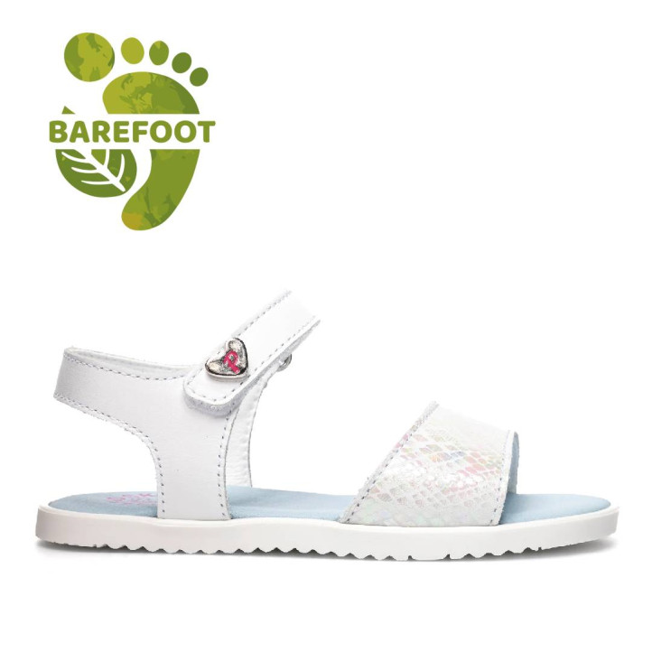 sandàlies Pablosky 452100 quilate blanques nacarades amb escates - Querol online