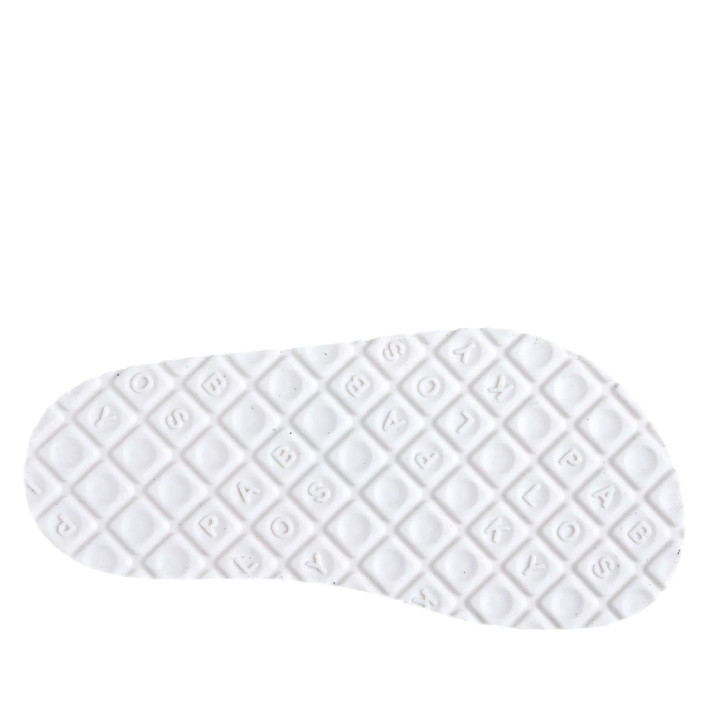 sandàlies Pablosky 439903 bio blanques amb detallas metàlics - Querol online