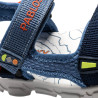 sandalias Pablosky 986310 james azules con detalles naranjas