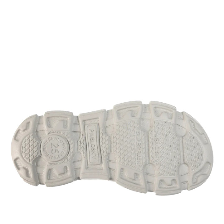 sandalias Pablosky 986310 james azules con detalles naranjas - Querol online