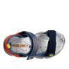 sandalias Pablosky 986310 james azules con detalles naranjas