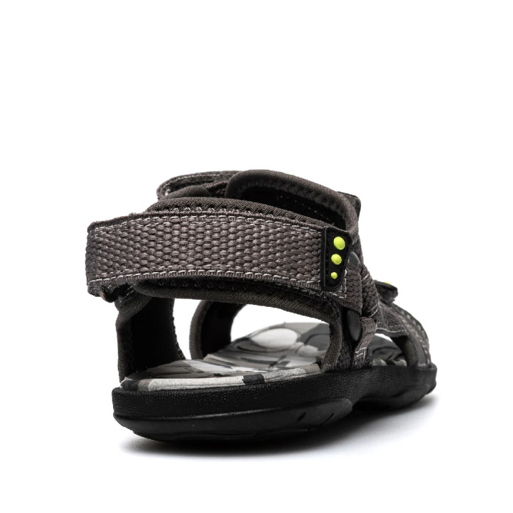 sandalias Pablosky 986050 camping grises con triple velcro - Querol online
