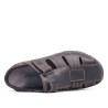 Sandàlies Imac marrons estil sandalia de riu amb tancament de velcro de tall clàssic