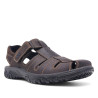 Sandàlies Imac marrons estil sandalia de riu amb tancament de velcro de tall clàssic