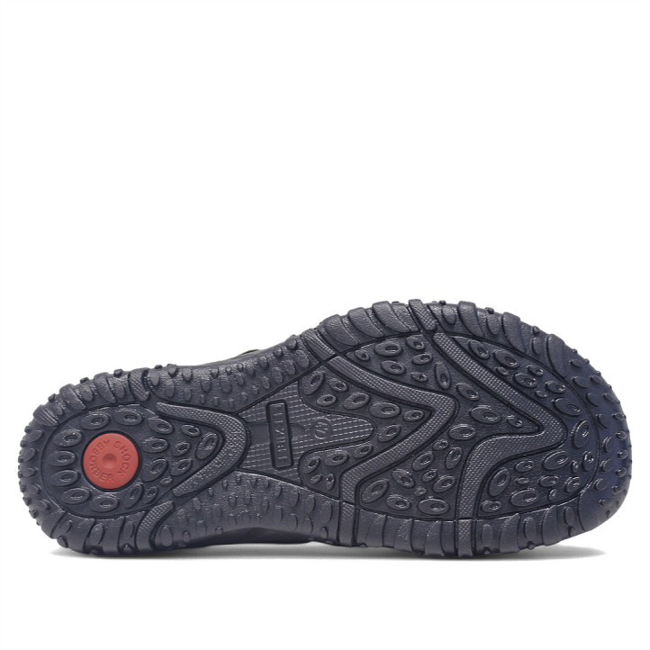 Sandalias Imac marrones estilo cangrejera con cierre de velcro de corte clásico - Querol online