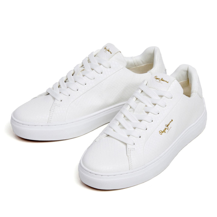 Sabatilles urban Pepe Jeans candem rump blanques amb efecte serp - Querol online