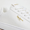 Zapatillas urban Pepe Jeans candem rump blancas con efecto serpiente