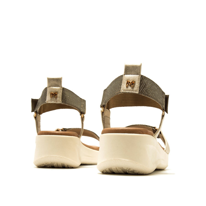 SANDALIAS DE MUJER MARIAMARE 68710 ORO 68710 62620 - Querol online