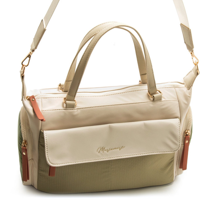 BOLSOS DE MUJER MARIAMARE MIRAS BEIGE MIRAS 62291 - Querol online