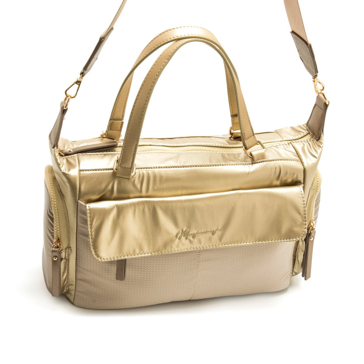 BOLSOS DE MUJER MARIAMARE MIRAS ORO MIRAS 62292 - Querol online