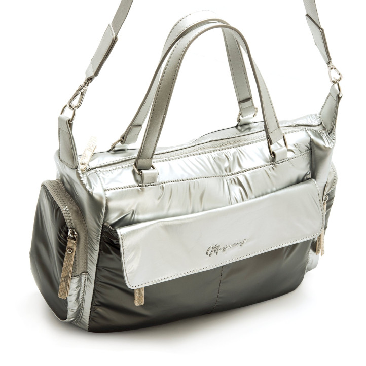 BOLSOS DE MUJER MARIAMARE MIRAS PLATA MIRAS 62293 - Querol online