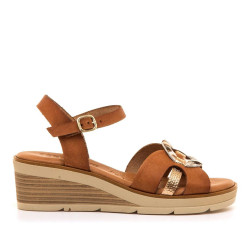 SANDALIAS DE MUJER MUSTANG MARIELA MARRON 55926 62699 - Querol online