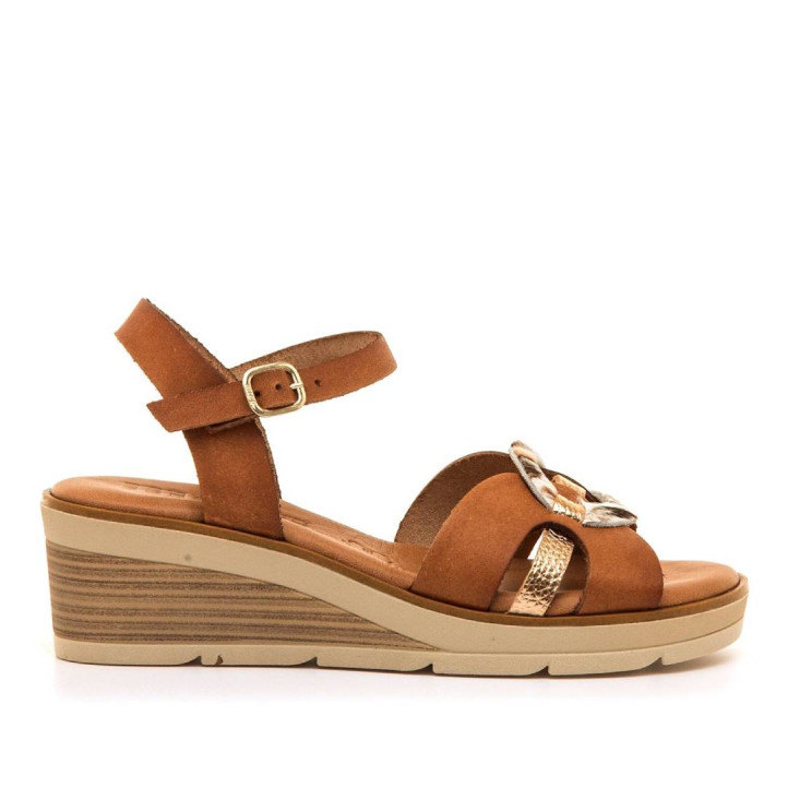 SANDALIAS DE MUJER MUSTANG MARIELA MARRON 55926 62699 - Querol online