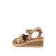 SANDALIAS DE MUJER MUSTANG MARIELA BEIGE 55926 62700 - Querol online
