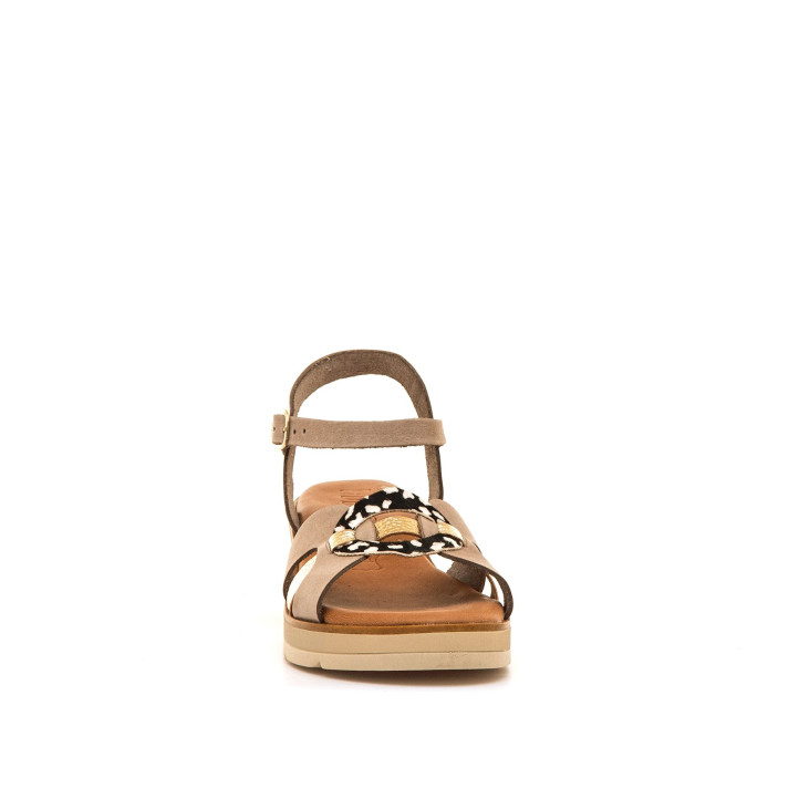 SANDALIAS DE MUJER MUSTANG MARIELA BEIGE 55926 62700 - Querol online