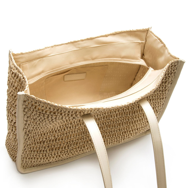 BOLSOS DE MUJER MARIAMARE SALLA BEIGE SALLA 62377 - Querol online