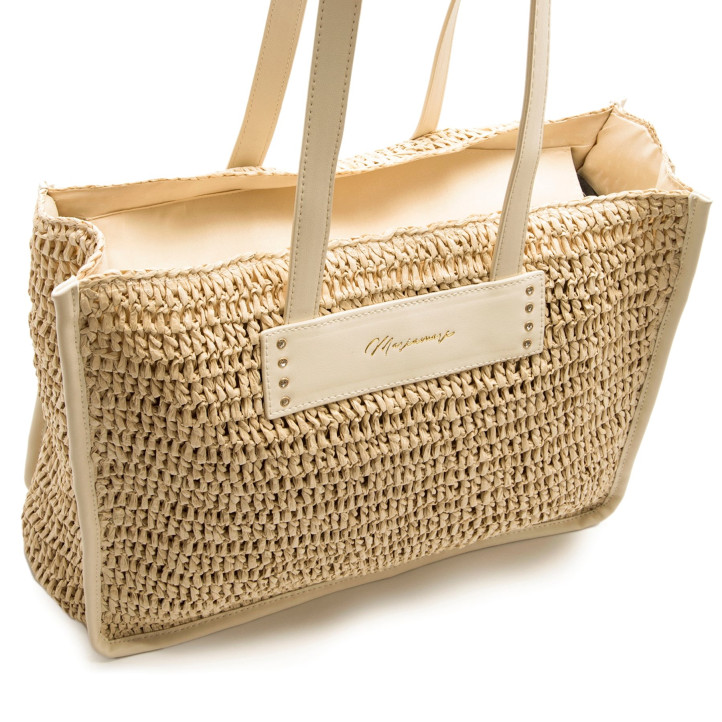 BOLSOS DE MUJER MARIAMARE SALLA BEIGE SALLA 62377 - Querol online