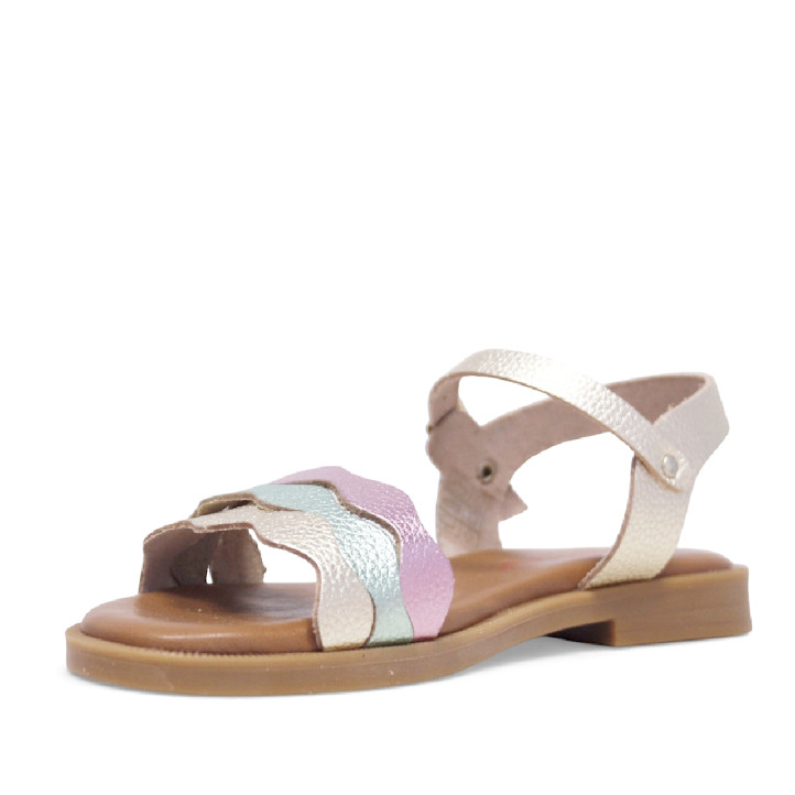 sandàlies Redlove yukari metal·litzades amb tires multicolor - Querol online