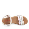 sandàlies Redlove yukari metal·litzades amb tires multicolor
