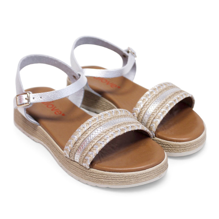 sandàlies Redlove satomi metal·litzades amb tires de vímet - Querol online