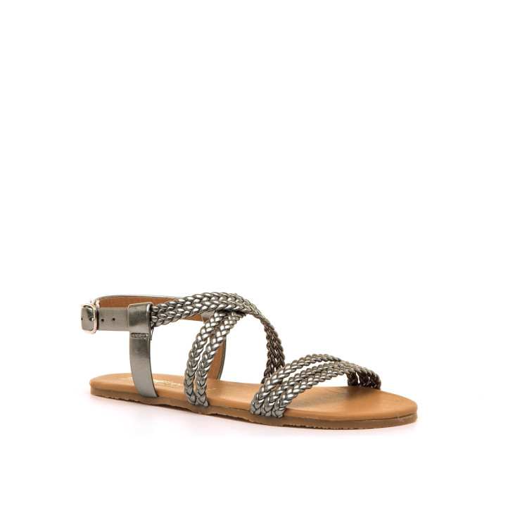 SANDALIAS DE MUJER MUSTANG FREE-CLEO GRIS 56516 62730 - Querol online