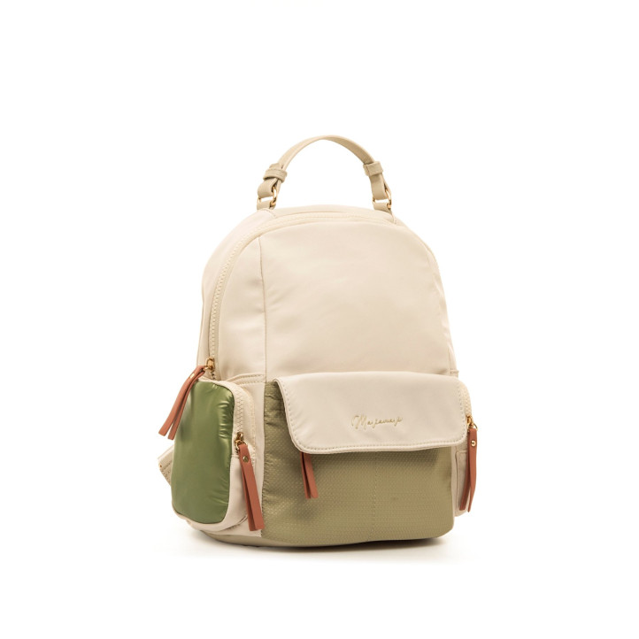 MOCHILAS DE MUJER MARIAMARE MOVER BEIGE MOVER 62372 - Querol online