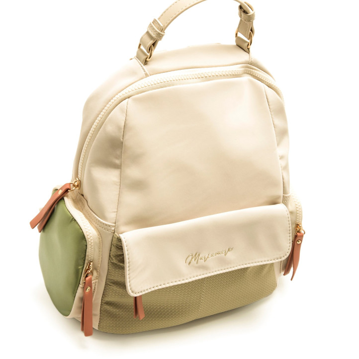 MOCHILAS DE MUJER MARIAMARE MOVER BEIGE MOVER 62372 - Querol online