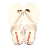 Chanclas Ipanema beige glam ring sandal