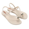 Chanclas Ipanema beige glam ring sandal