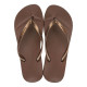 Chanclas Ipanema marrón anatomica tan fem - Querol online