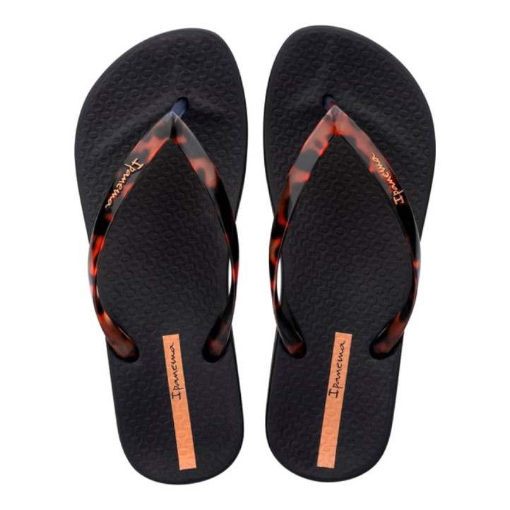 Chanclas Ipanema negras con carey anat connect ii fem - Querol online