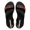 Chanclas Ipanema negras con carey vibrant sandal fem
