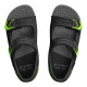 chanclas Ipanema negras con detalles verdes r line papete - Querol online