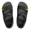 chanclas Ipanema negras con detalles verdes r line papete