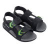 xancletes Ipanema negres amb detalls verds r line papete