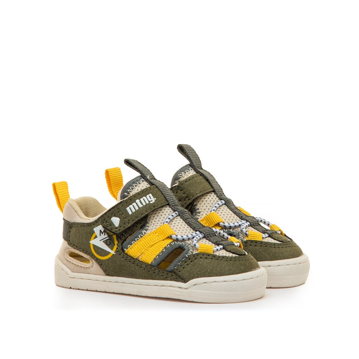 sandàlies Mustang free baby verd kaki estil outdoor barefoot - Querol online